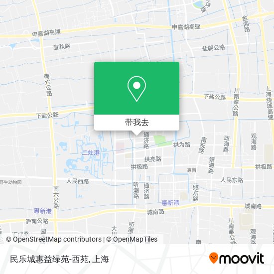 民乐城惠益绿苑-西苑地图
