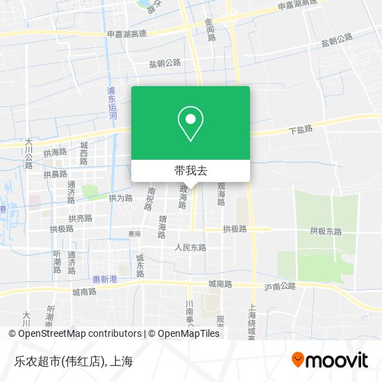 乐农超市(伟红店)地图