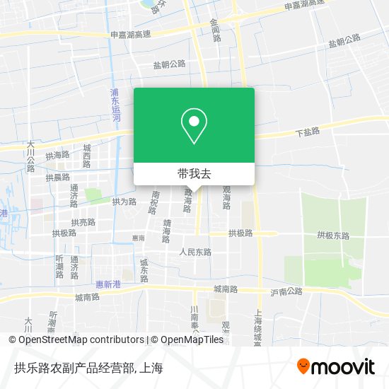 拱乐路农副产品经营部地图