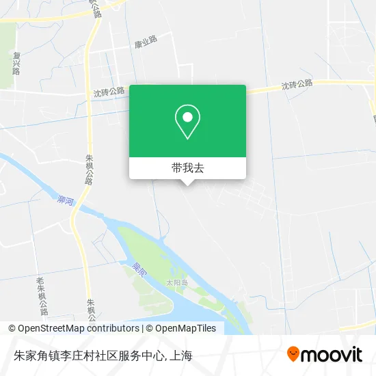 朱家角镇李庄村社区服务中心地图