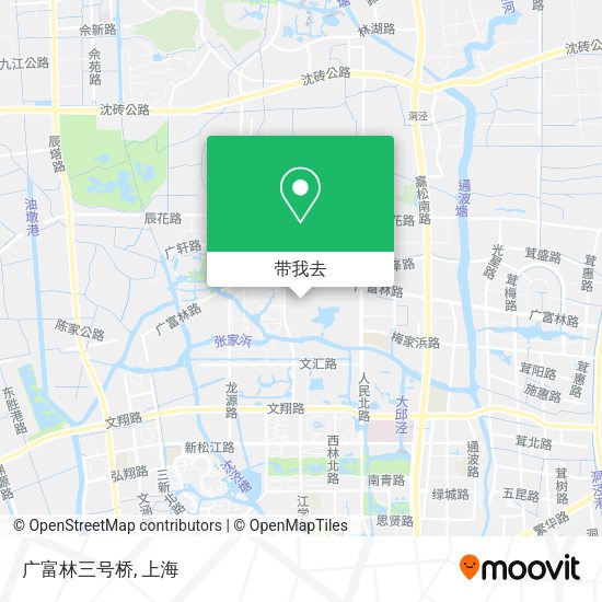 广富林三号桥地图