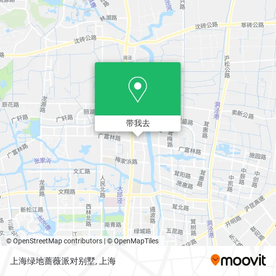 上海绿地蔷薇派对别墅地图