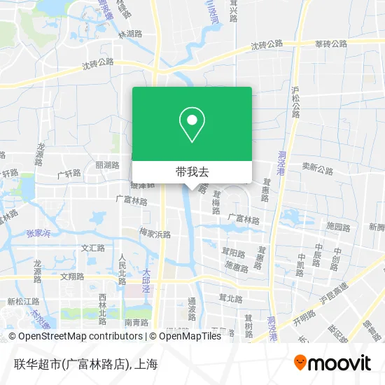 联华超市(广富林路店)地图