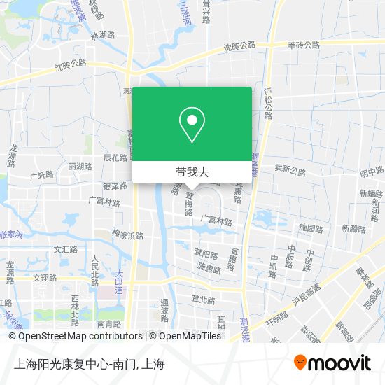 上海阳光康复中心-南门地图