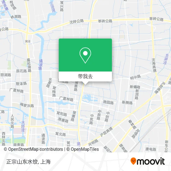 正宗山东水饺地图