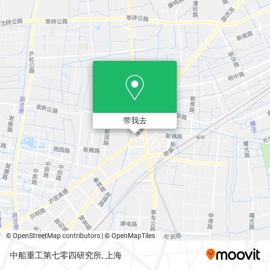 中船重工第七零四研究所地图