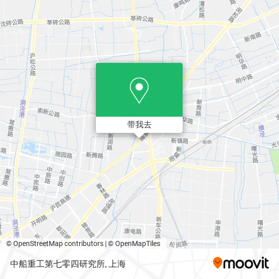 中船重工第七零四研究所地图