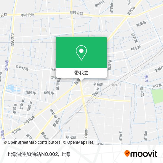 上海洞泾加油站NO.002地图