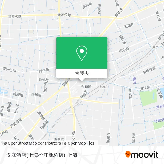 汉庭酒店(上海松江新桥店)地图