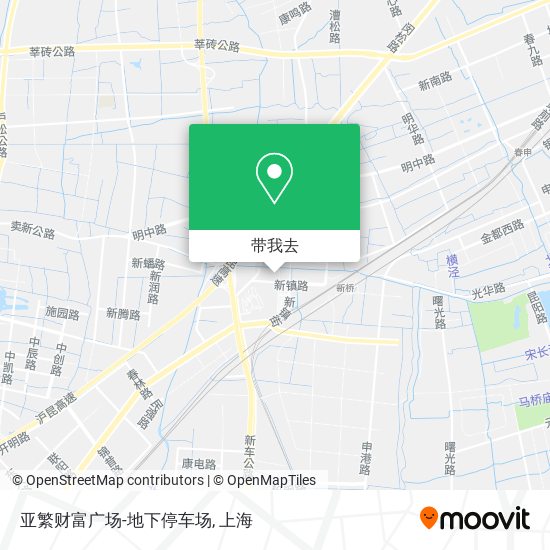 亚繁财富广场-地下停车场地图