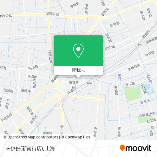 来伊份(新南街店)地图