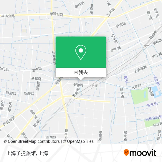 上海子捷旅馆地图