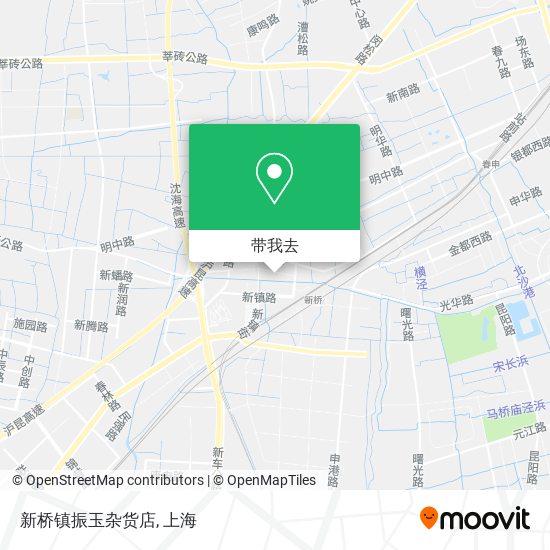 新桥镇振玉杂货店地图