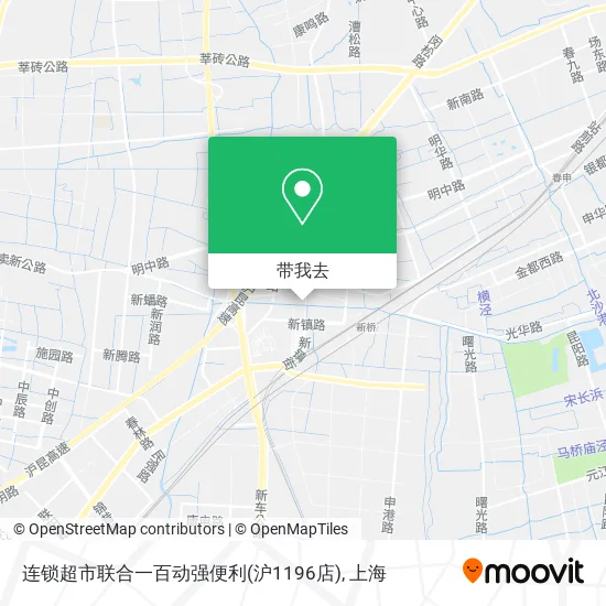 连锁超市联合一百动强便利(沪1196店)地图