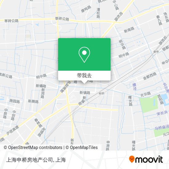 上海申桥房地产公司地图