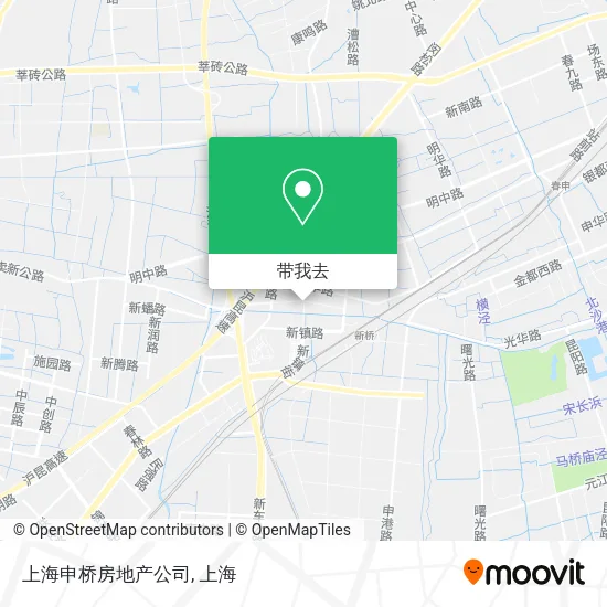 上海申桥房地产公司地图