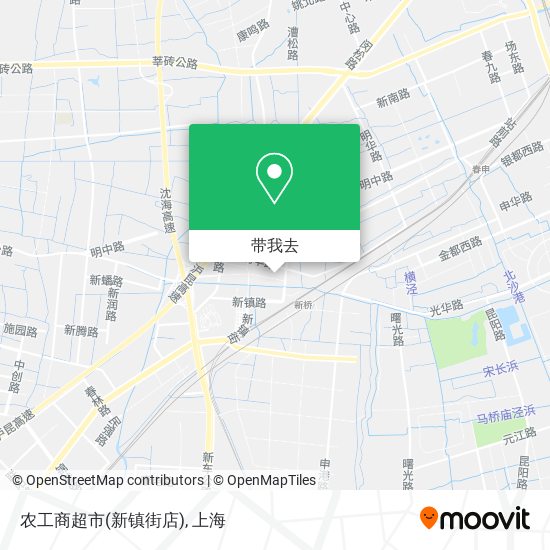 农工商超市(新镇街店)地图