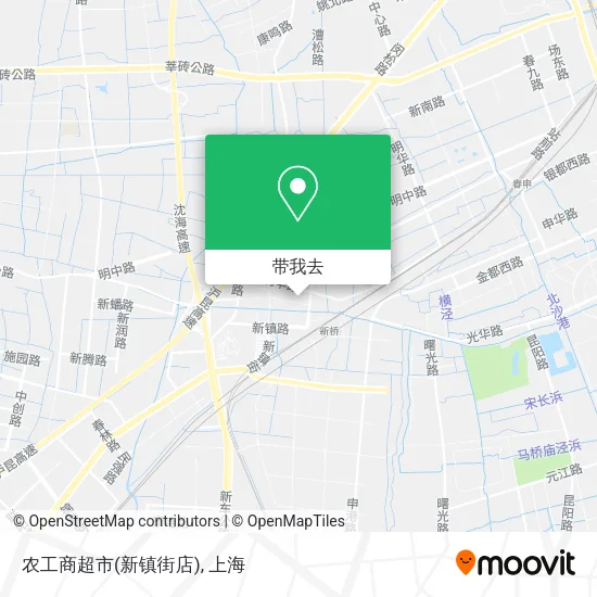 农工商超市(新镇街店)地图
