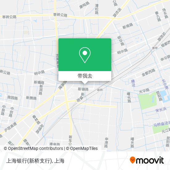 上海银行(新桥支行)地图