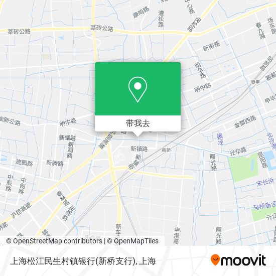 上海松江民生村镇银行(新桥支行)地图