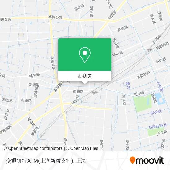 交通银行ATM(上海新桥支行)地图