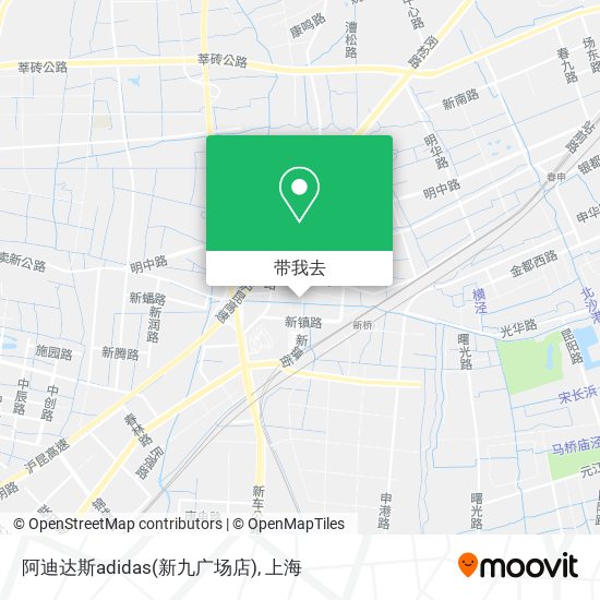 阿迪达斯adidas(新九广场店)地图