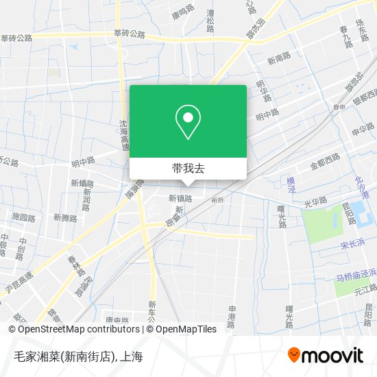 毛家湘菜(新南街店)地图