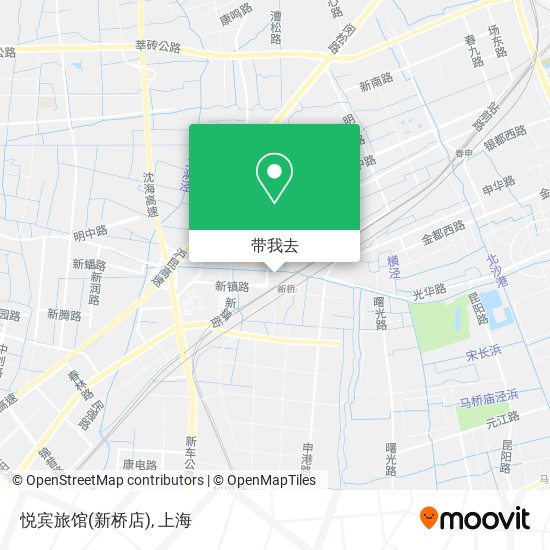 悦宾旅馆(新桥店)地图