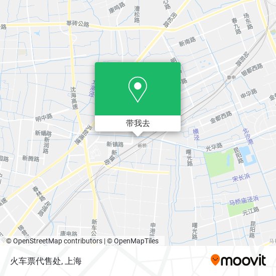 火车票代售处地图