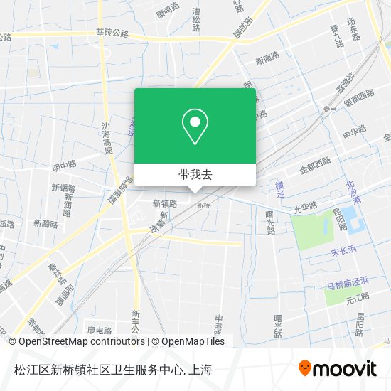 松江区新桥镇社区卫生服务中心地图