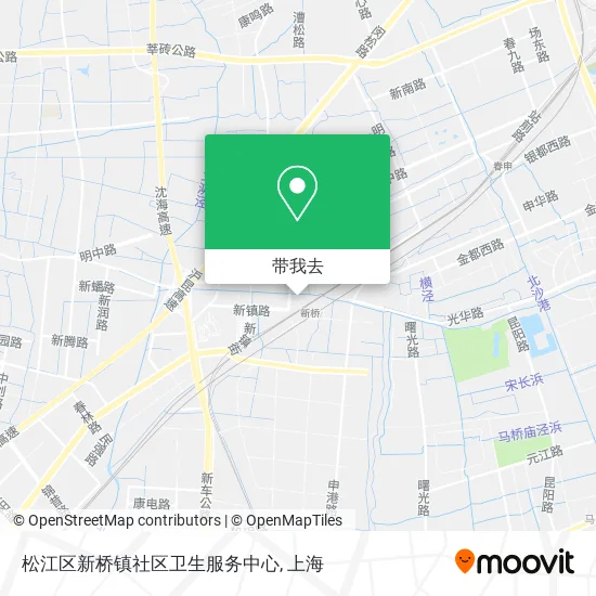 松江区新桥镇社区卫生服务中心地图