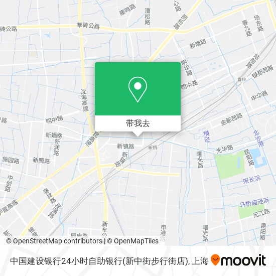 中国建设银行24小时自助银行(新中街步行街店)地图