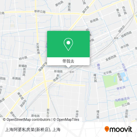上海阿婆私房菜(新桥店)地图