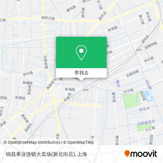 锦昌果业连锁大卖场(新北街店)地图