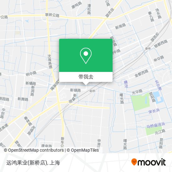 远鸿果业(新桥店)地图