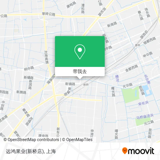 远鸿果业(新桥店)地图