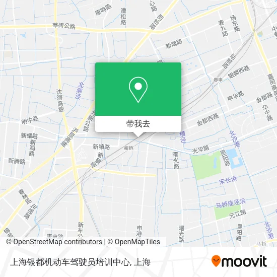 上海银都机动车驾驶员培训中心地图