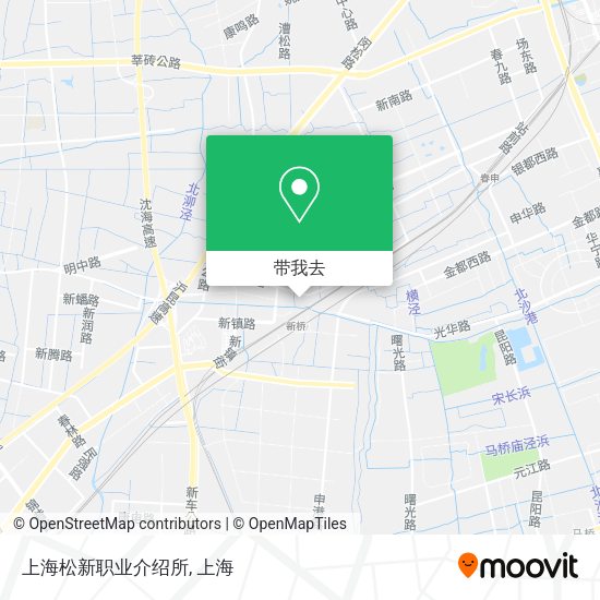 上海松新职业介绍所地图