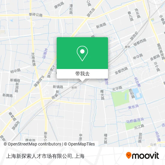 上海新探索人才市场有限公司地图