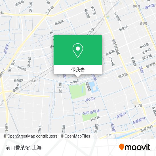 满口香菜馆地图