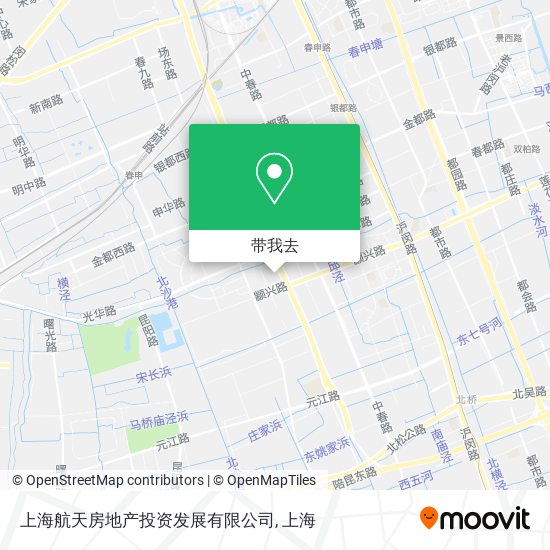 上海航天房地产投资发展有限公司地图