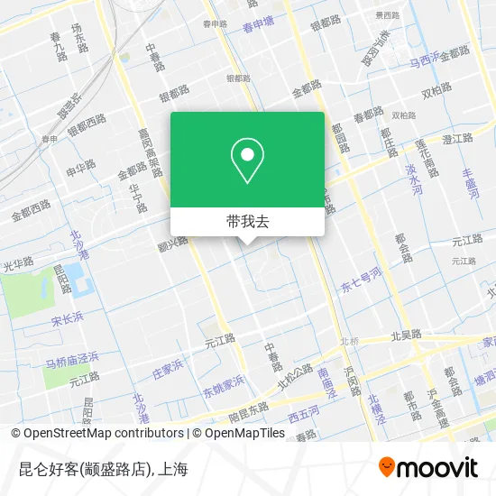 昆仑好客(颛盛路店)地图