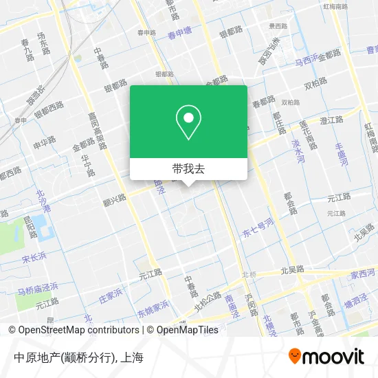 中原地产(颛桥分行)地图