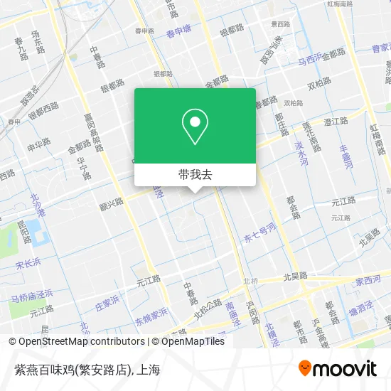 紫燕百味鸡(繁安路店)地图