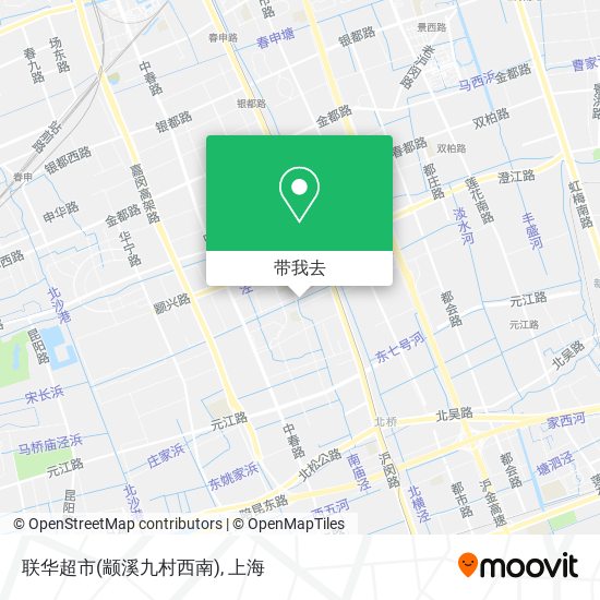 联华超市(颛溪九村西南)地图