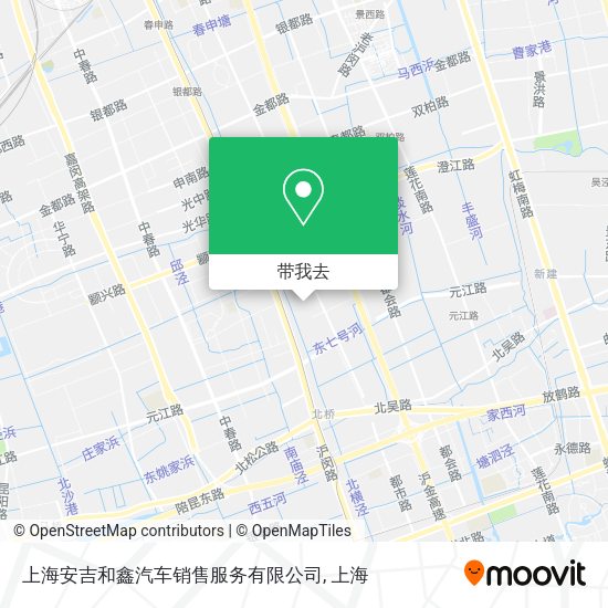 上海安吉和鑫汽车销售服务有限公司地图