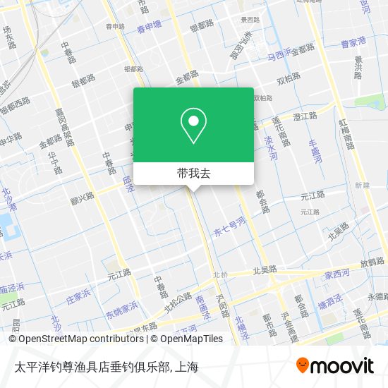 太平洋钓尊渔具店垂钓俱乐部地图