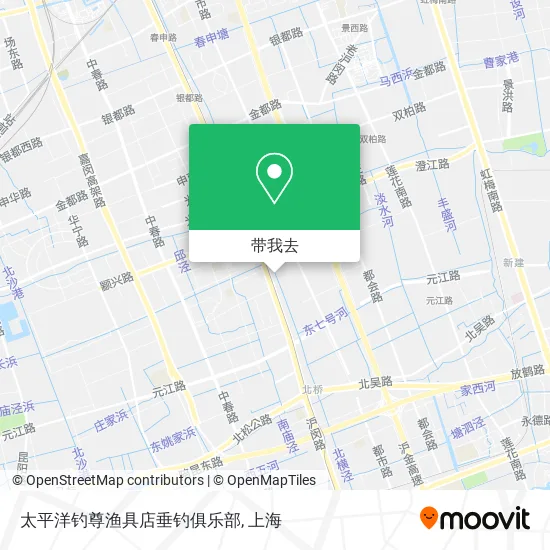 太平洋钓尊渔具店垂钓俱乐部地图