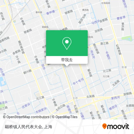 颛桥镇人民代表大会地图
