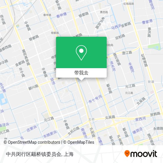 中共闵行区颛桥镇委员会地图